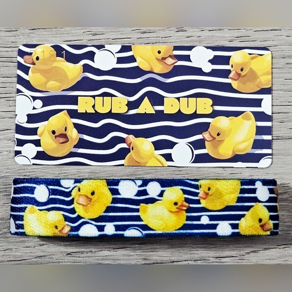 ZOX "RUB A DUB" #2181 RUBBER DUCKY SUMMER CUTE New Medium COLLECTIBLE Wristband